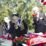 Торжественно-траурный митинг у Мемориала «Ладожский курган»
