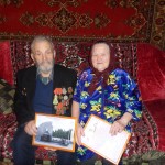 Поздравление ветерана - защитника Ленинграда