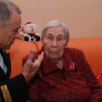 Поздравление ветеранов в Колтушах