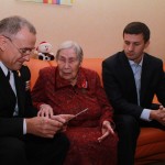Поздравление ветеранов в Колтушах