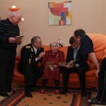 Поздравление ветеранов в Колтушах