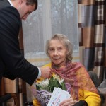 Поздравление ветеранов в Колтушах