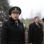 Торжественное открытие памятника легендарному подводнику в Колтушах