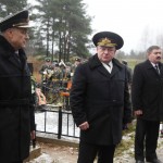Торжественное открытие памятника легендарному подводнику в Колтушах