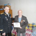 Поздравление в Колтушах ветеранов-фронтовиков с 70-летием победы в Сталинградской битве